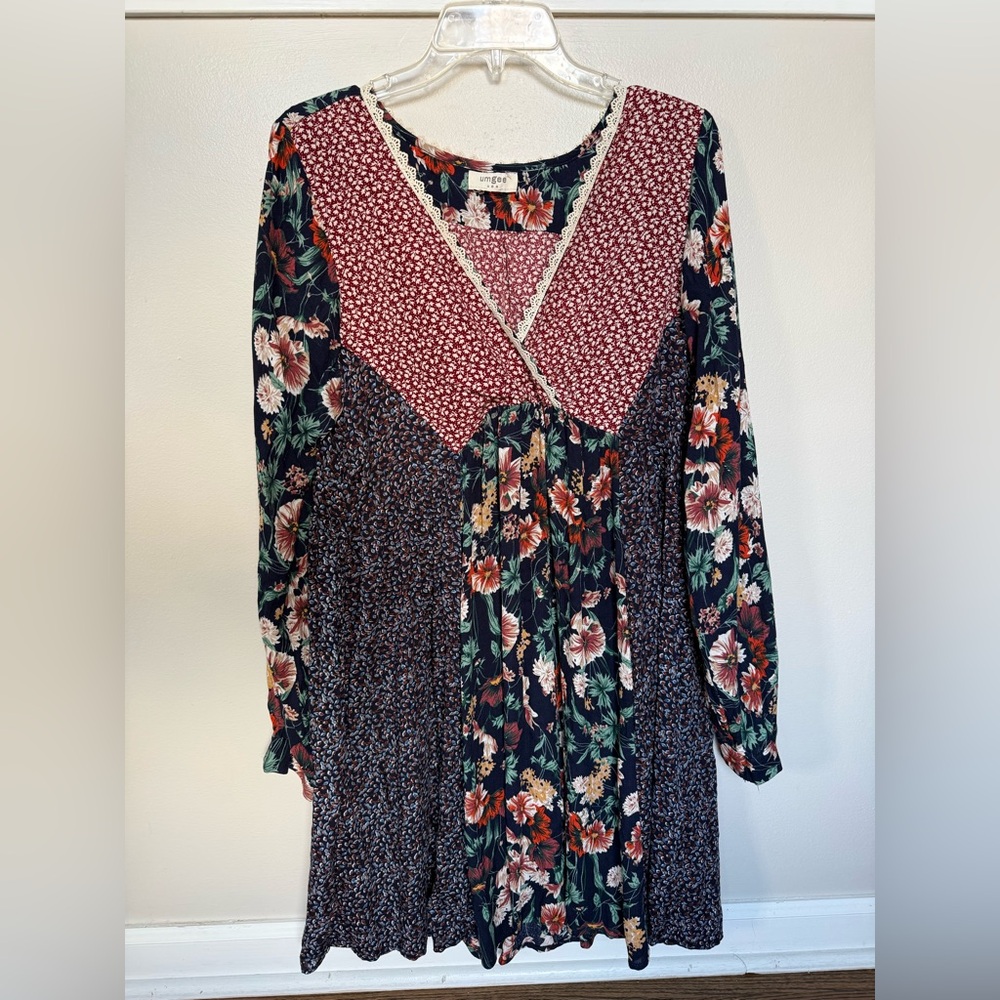 Umgee boutique boho patchwork flowy spring summer… - image 5